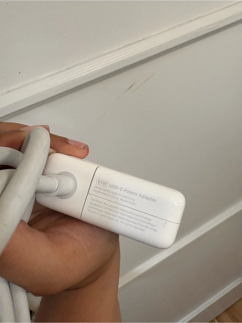 Apple 61W USB-C power adapter